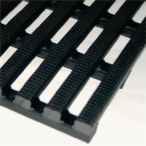 EHA Industriematte Zuschnitt B800xS12,5mm fein gefräst schwarz PVC