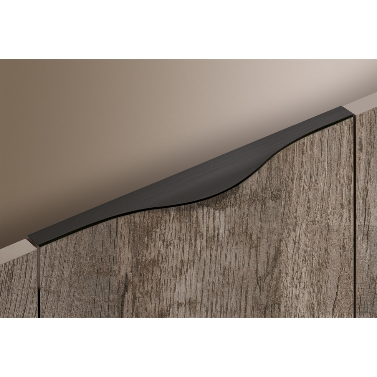 HETTICH Griffleiste Codania, L 395 mm, Edelstahl Optik gebürstet, 9209996