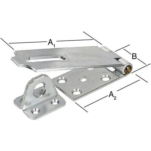 VORMANN Sicherheitsüberfalle L.85mm H.35mm STA blau verz.VORMANN
