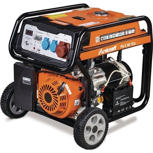 UNICRAFT Stromerzeuger PG-E 80 TEA 6,5 kW Benzin UNICRAFT