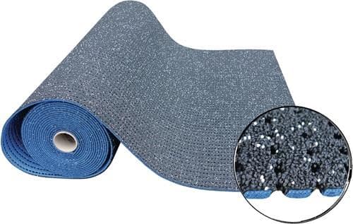 WADO MAROTECH Sicherheits-Bodenbelagsmatte BLACK-CAT Permagrip -BCG- B.1,2m L.5m D.8mm blau