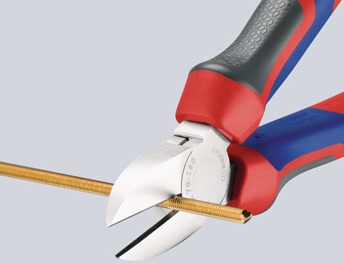 KNIPEX Seitenschneider L.180mm Kopf pol.Comfort-Griffe max.2,5mm KNIPEX