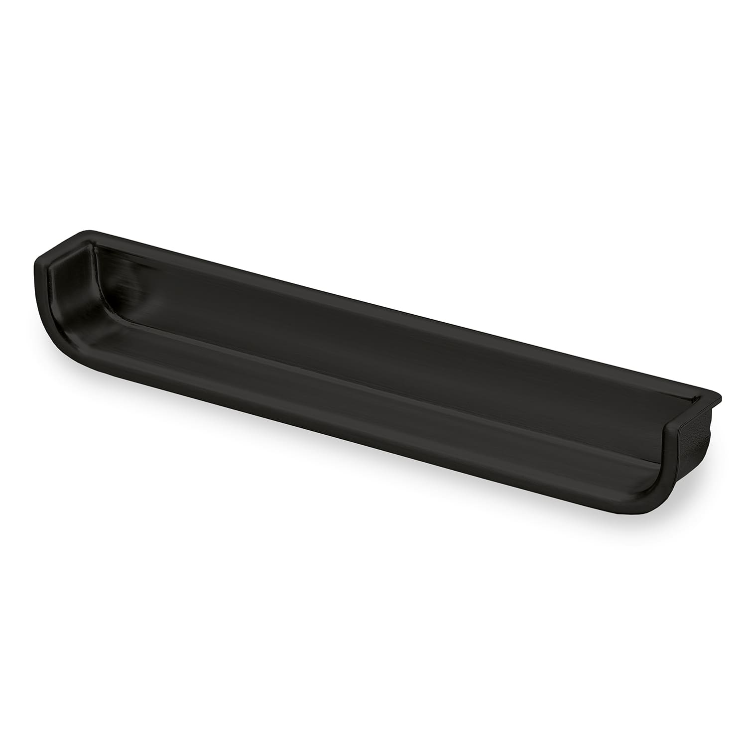 HETTICH Einsetzgriff Genzone, L 134 mm, B 16 mm, H 16 mm, Schwarz matt, 9347581