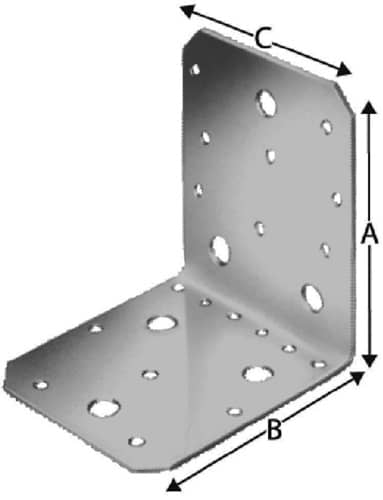SIMPSON STRONG TIE Winkelverb.AB AB105 103x103x90mm Anz.Löcher8/3/11/3 S.3mm
