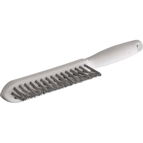 LESSMANN Kehlnahtbürste L.290mm 0,35mm VA-Stahldraht gewellt 3-reihig LESSMANN