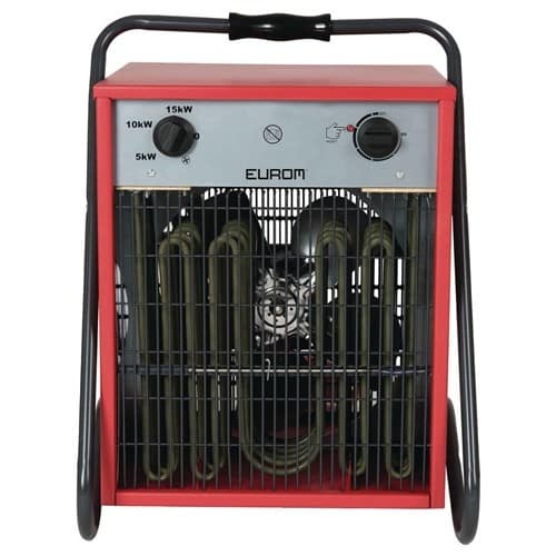 EUROM Elektroheizer 570 m³/h 0/5000/10000/15000 W 32 A EUROM
