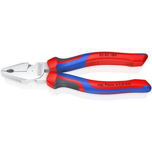 KNIPEX Kraftkombizange L.180mm verchr.Comfort-Griff KNIPEX