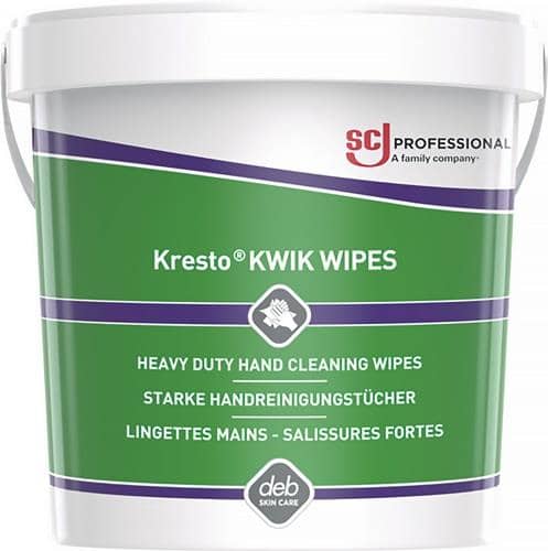 SC JOHNSON PROFESSIONAL Handreinigungstuch Kresto® KWIK WIPES extrem starke Reinigungskraft 70 Tü.