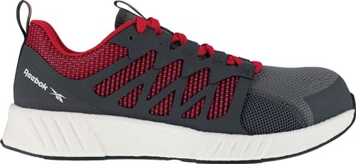 REEBOK Sicherheitsschuh Fusion Flexweave™ Work Gr.44 W.11 grau/rot S1P SRC ESD EN20345