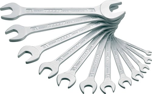 HAZET Doppelmaulschlüsselsatz 450N 12-tlg.SW Spezialstahl HAZET