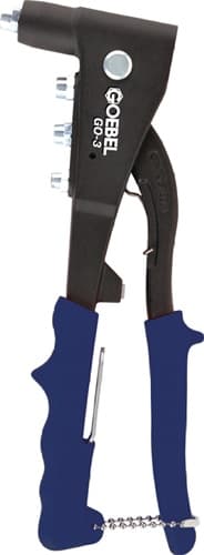 GOEBEL Handblindnietsetzgerät GO-3 L.275mm Arbeitsber.2,4-4,8mm m.Öffungsfeder GOEBEL