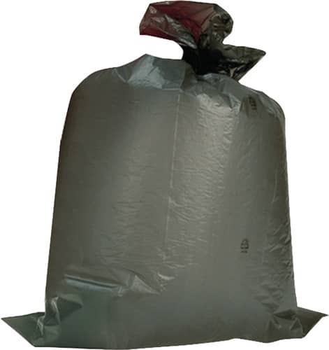 Kunststoffsack 120l LD-PE grau 100 µm B700xL1100mm 150St./Karton