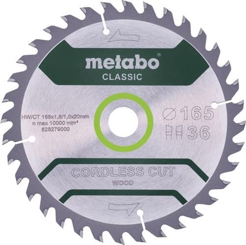 METABO Kreissägeblatt cordless cut wood classic AD 254mm Z.48 Bohr.30mm Schnitt-B.2,4mm