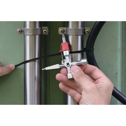 SCHUEBO Schaltschrankschlüssel 820 M03 13 Funktionen m.Bitadapter SCHUEBO