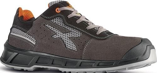 Sicherheitshalbschuh Mars S1PS FO SR ESD Veloursleder/Mesh U.POWER