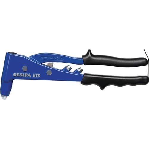 GESIPA Handblindnietsetzgerät NTX-F L.260mm Arbeitsber.2,4-5mm m.Öffnungsf.GESIPA