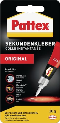 PATTEX Sekundenkleber Classic 10g farblos Tube PATTEX