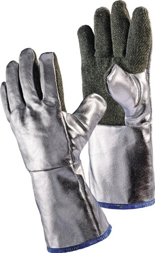 JUTEC Hitzeschutzhandschuhe Gr.10 grün/silber EN 388,EN 407 PSA III JUTEC