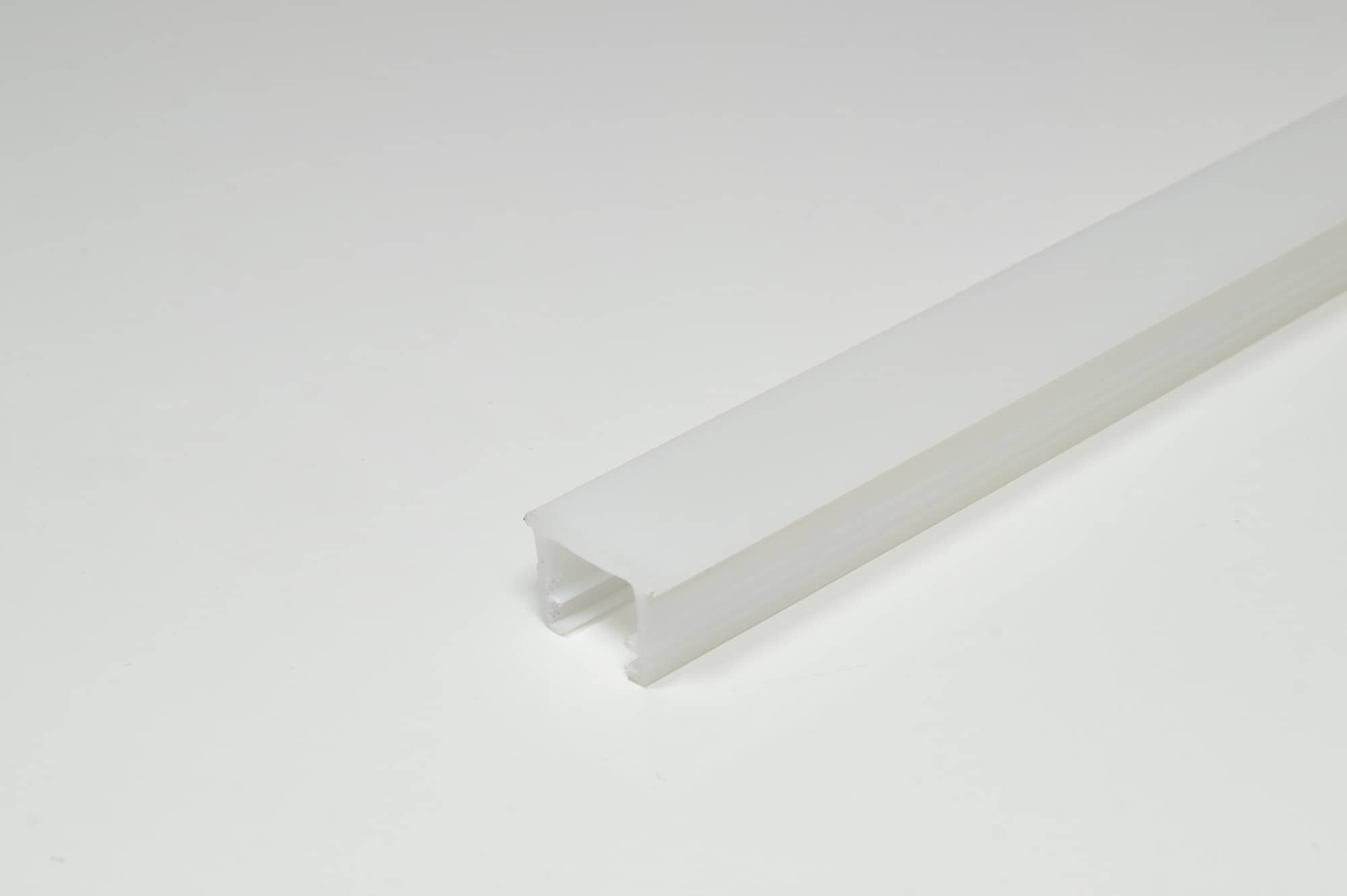 L&S LED Nutprofil, 15,5x9,5mm, L=2350mm, Kunststoff opal