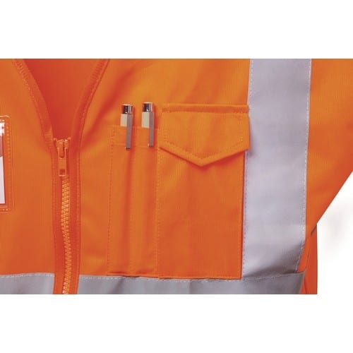 SAFESTYLE Warnweste EWALD Gr.L orange EN ISO 20471 Kl.EN ISO 13688 SAFESTYLE