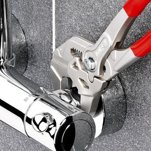 KNIPEX Zangenschlüssel L.150mm Spann-W.27mm verchr.Ku.-Überzug KNIPEX