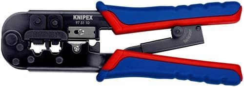 KNIPEX Crimpzange f.Westernstecker L.190mm KNIPEX