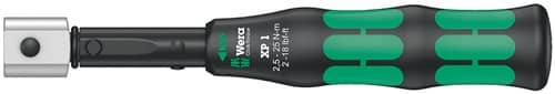 WERA Drehmomentschlüssel Click-Torque XP 1 4-KT.9x12mm Drehm.2,5-25Nm Voreinst.a.Anfr