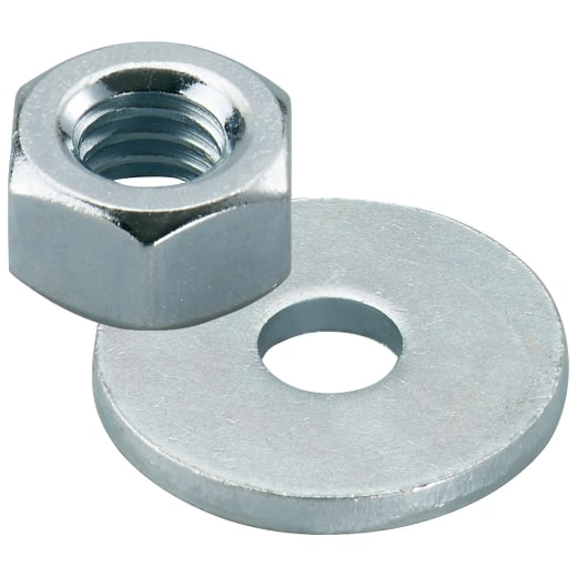 FISCHER Muttern/Scheiben f. FIS A M20 gvz (10)