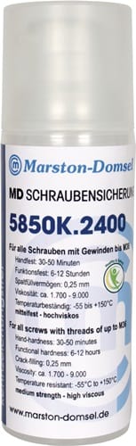 MARSTON Schraubensicherung MD-5850K.2400 50g mf.hv.blau NSF S6 Pumpdosierer MARSTON