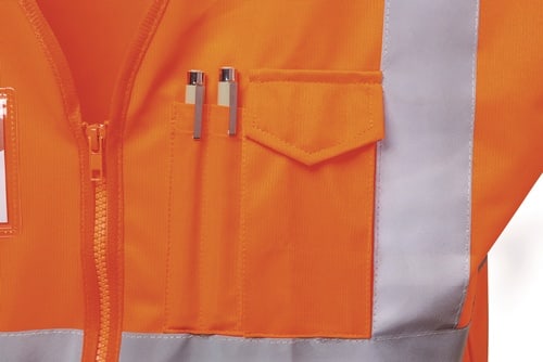 SAFESTYLE Warnweste EWALD Gr.L orange EN ISO 20471 Kl.EN ISO 13688 SAFESTYLE
