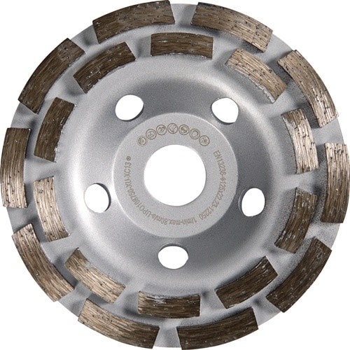 TECWERK Diamantschleiftopf Univ.125mm Beton/Putz/Estrich/Fliesenkleber 22,23mm D 426 TW
