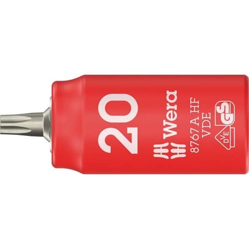 WERA Steckschlüsseleinsatz 8767 A VDE HF 1/4 Zoll TX 20 L.36mm WERA