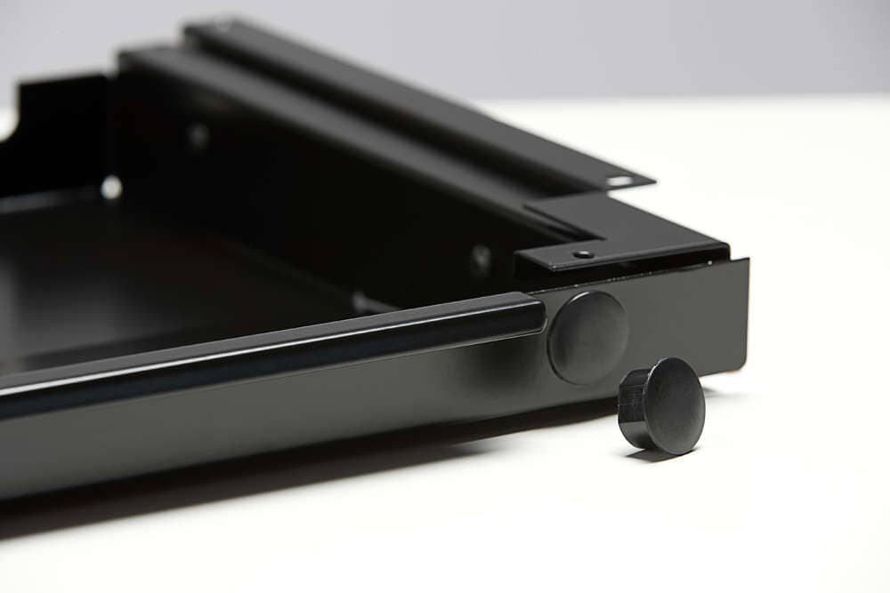 Veyhl Schublade "Slim Tray " large ohne Schloss, RAL 9005 tiefschwarz