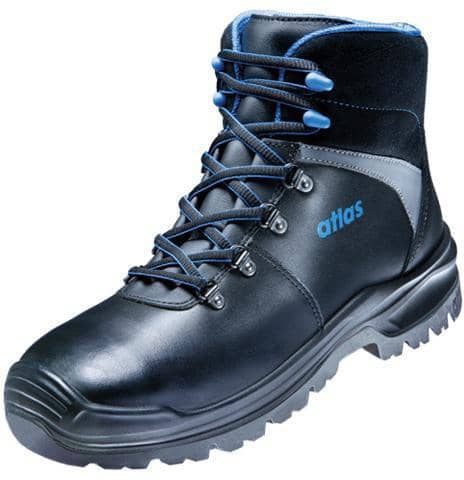 ATLAS Sicherheitsstiefel SL 535 XP ESD Gr.44 W.10 black/royal blue S3 SRC EN20345