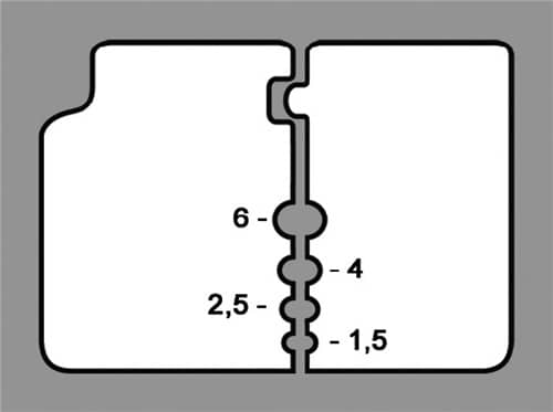 Präzisionsabisolierzange Länge 195 mm Mehrkomponenten-Hüllen KNIPEX
