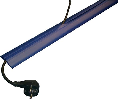 EHA Kabelbrücken L3000xB62xH12mm Ku.schwarz m.Doppelklebeband