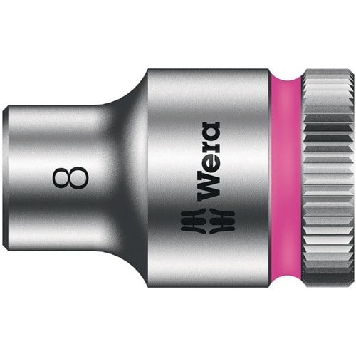 WERA Steckschlüsseleinsatz 8790 HMB Außen-6-kant SW8mm L.29mm Vierkant3/8Zoll CV Wera