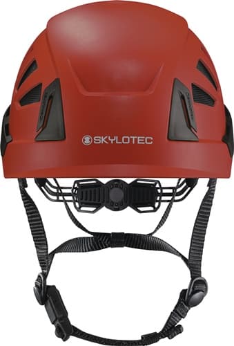 SKYLOTEC Kletterhelm INCEPTOR GRX-MTN rot Polycarbonat/Acrylnitril-Butadien-Styrol