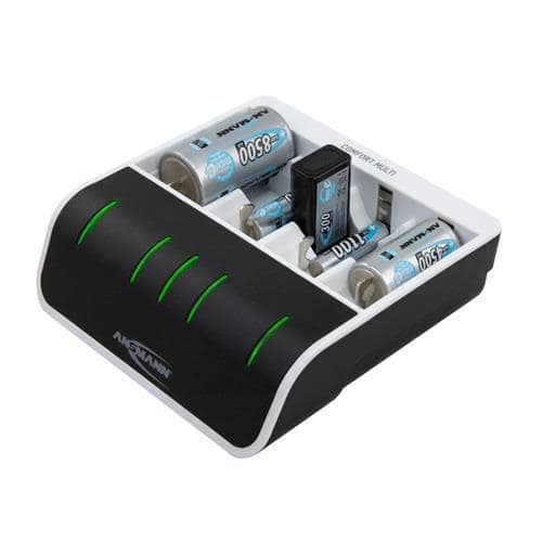 Akku-Ladegerät Comfort-Multi m.USB-Eingang 1,2V NiMH ANSMANN