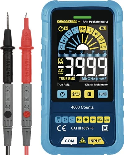 PANCONTROL Multimeter Pancontrol 0,1 mV-600V DC,1 mV-600V AC True RMS PANCONTROL