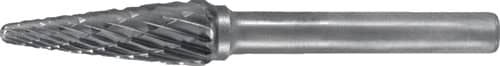 TECWERK Frässtift SKM D.6mm Kopf-L.13mm Schaft-D.6mm HM Verz.Kreuz TECWERK