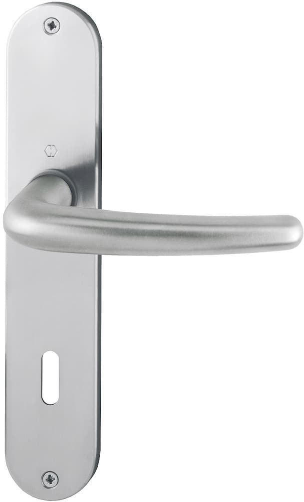 HOPPE® Drückergarnitur mit Langschild Denver E1310Z/302, Edelstahl 2820918