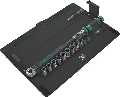 WERA Drehmomentschlüsselset Klick-Torque C 3 Set 2 11-tlg.40-200 Nm 1/2 Zoll WERA