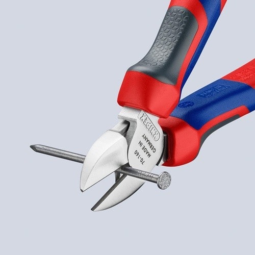 KNIPEX Seitenschneider L.160mm Kopf verchr.Comfort-Griff KNIPEX