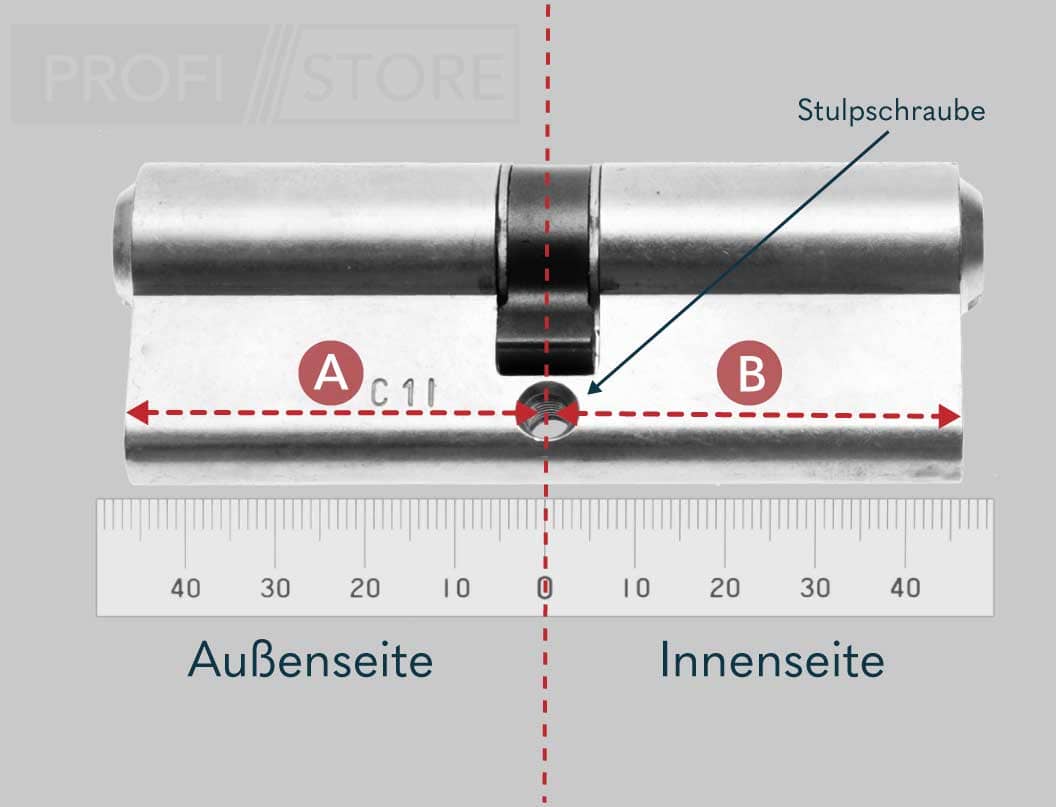 Zylinder ausmessen Beispiel