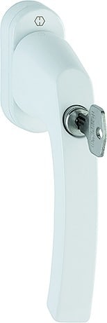 HOPPE® Fenstergriff absperrbar Luxembourg 099S/U52Z 200NM, ohne Schrauben, Aluminium 8083677