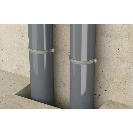 FISCHER Massivrohrschelle FRSMN 60-65 M8/M10
