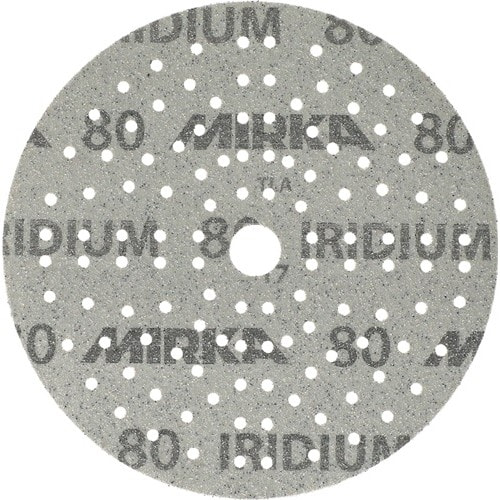 MIRKA Haftschleifscheibe IRIDIUM Grip 121L 150mm K.60 f.HO/Metall/Lack/Ku.