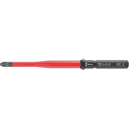WERA Wechselklingen KK VDE 65 iS TiE PZ 2 L.157mm Black Point 6-kant-Antrieb 9mm WERA