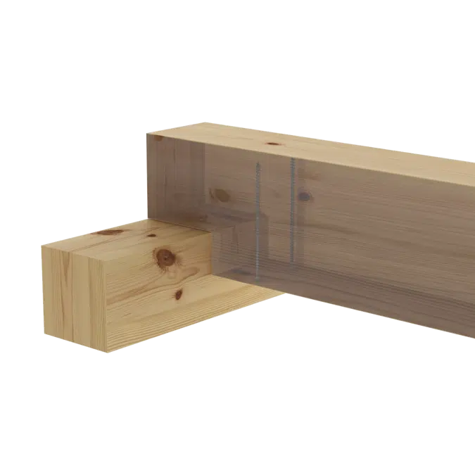 Vollgewinde-Konstruktionsschraube Zylinderkopf WKFC 10 x 500 mm, hell verzinkt, Torx